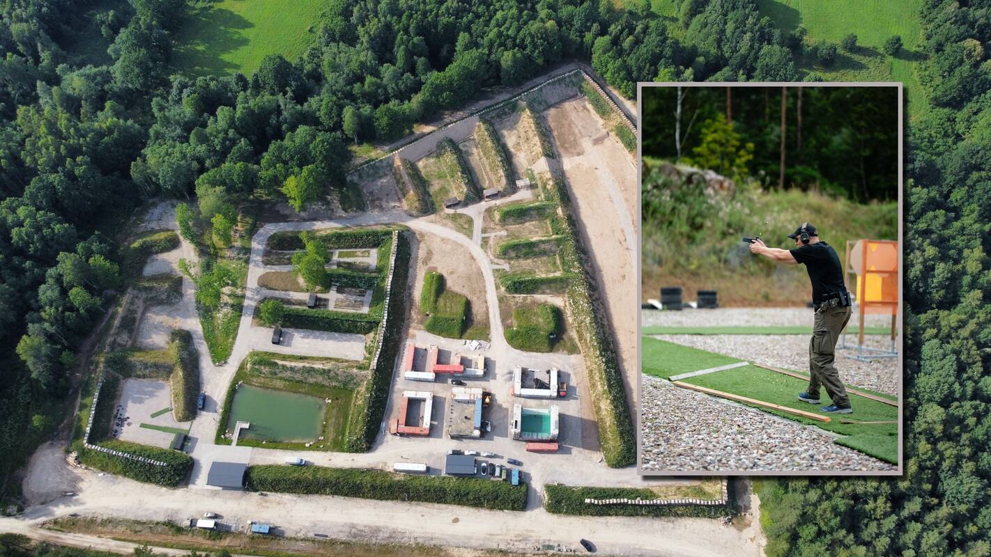 Incidentas: Stirbių kaime įsikūrusioje privačioje šaudykloje nuaidėjo sprogimas – vienas žmogus buvo sužalotas.