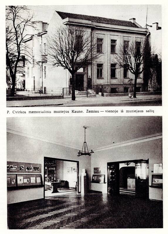 P. Cvirkos memorialinis muziejus Kaune. Viena iš muziejaus salių (nuotr. apačioje).