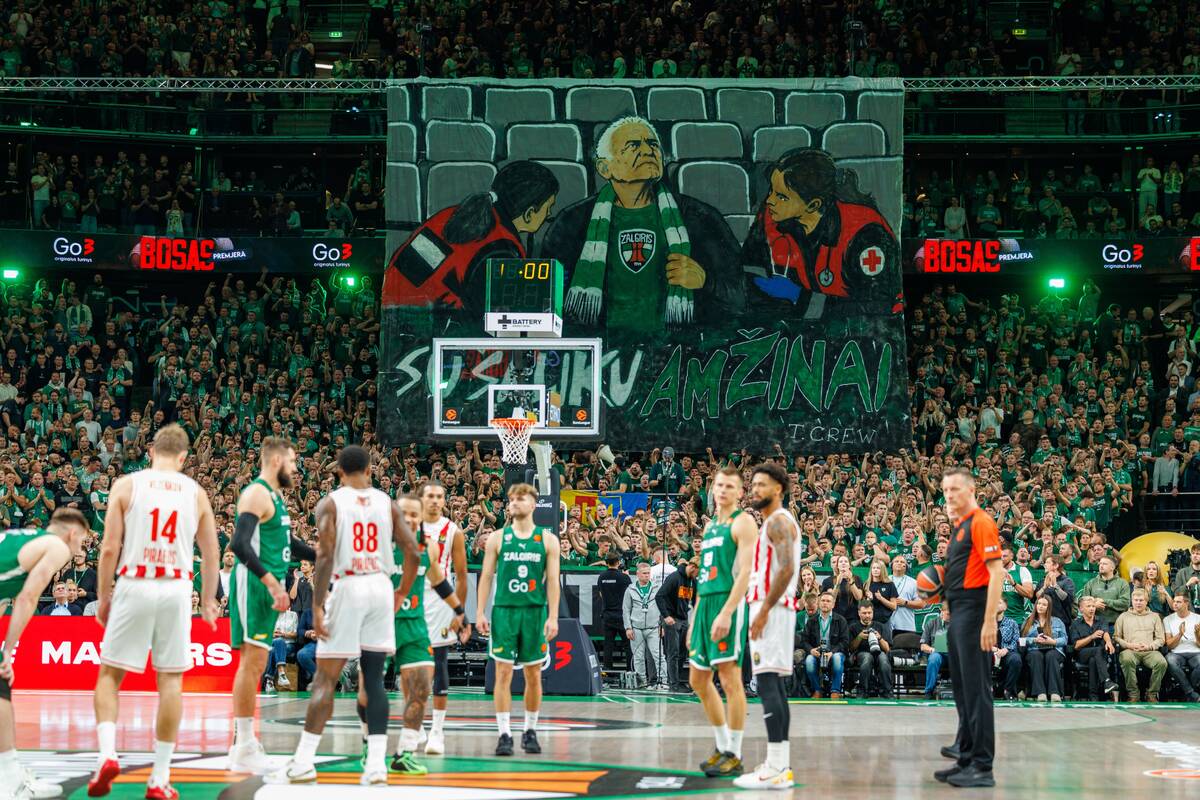 
<span>Dėl pasirodžiusios svastikos – Eurolygos bausmė „Žalgiriui“</span>
