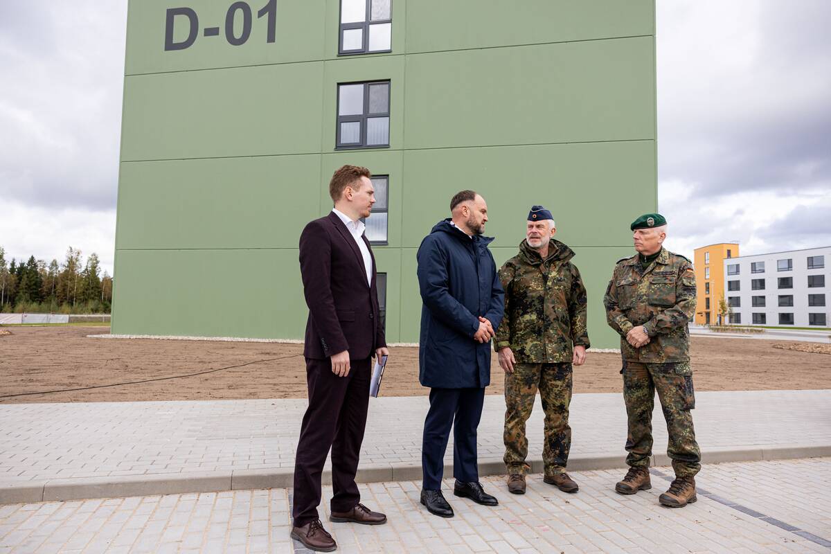  Rūdninkų karinio miestelio I etapo statybos darbų pristatymas