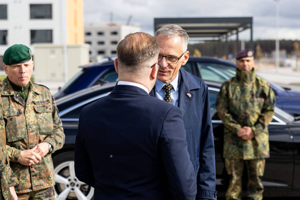  Rūdninkų karinio miestelio I etapo statybos darbų pristatymas