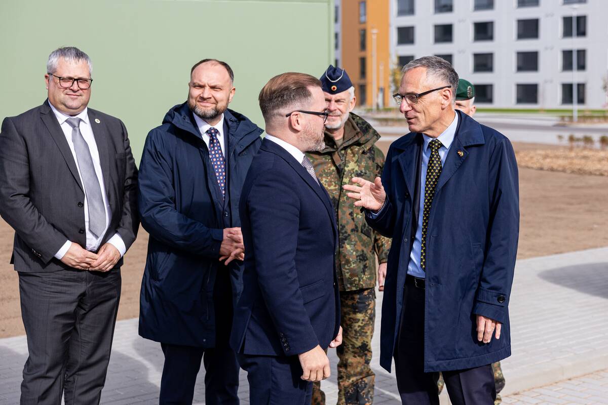  Rūdninkų karinio miestelio I etapo statybos darbų pristatymas