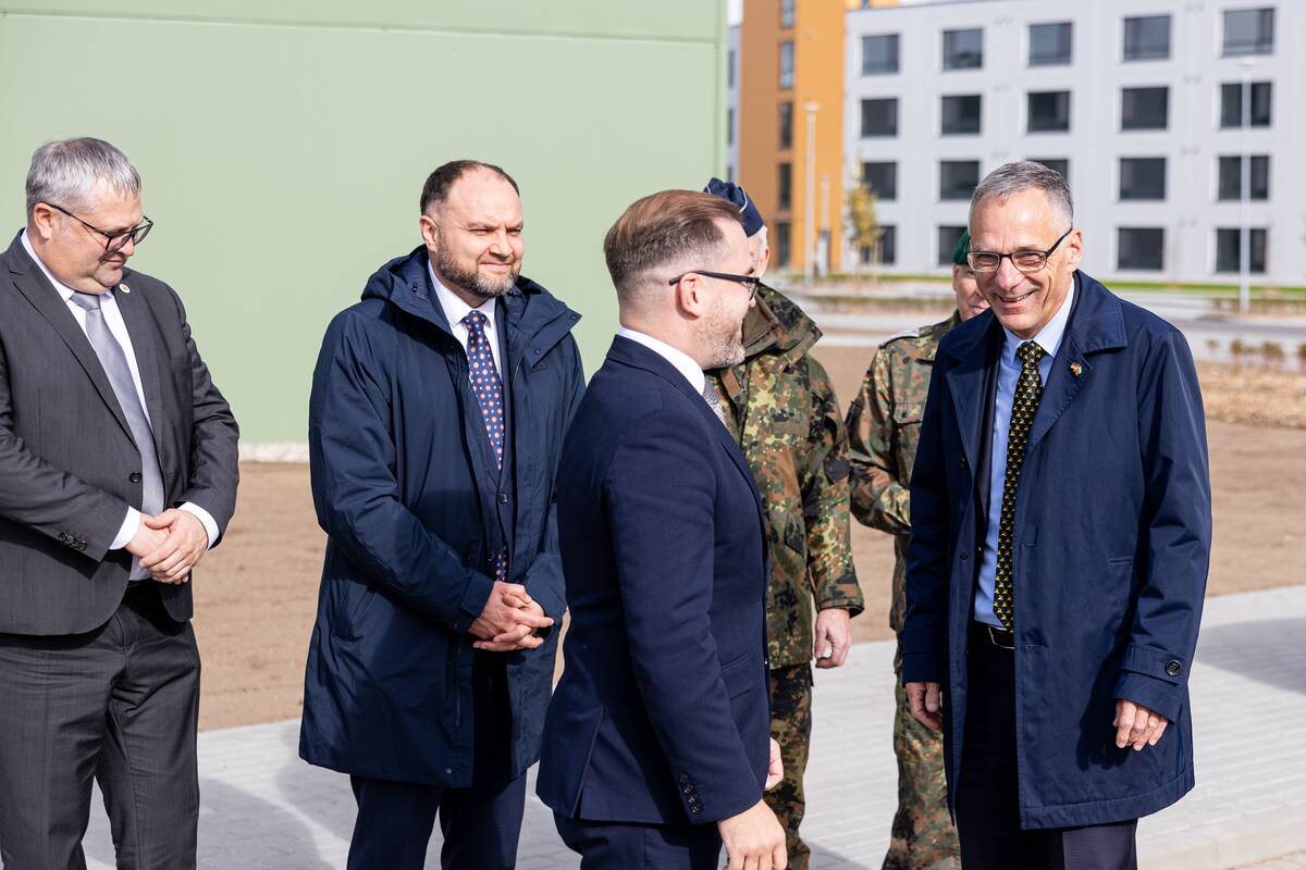  Rūdninkų karinio miestelio I etapo statybos darbų pristatymas