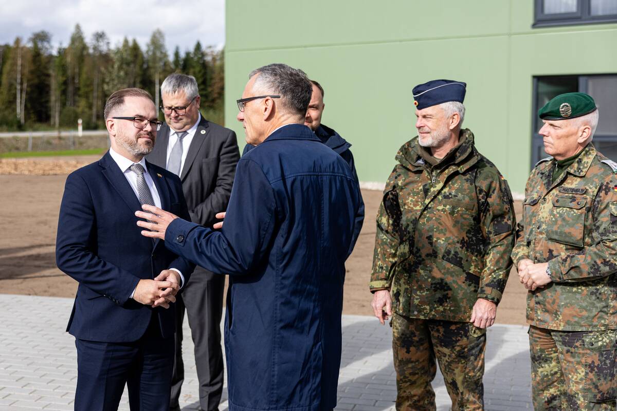  Rūdninkų karinio miestelio I etapo statybos darbų pristatymas