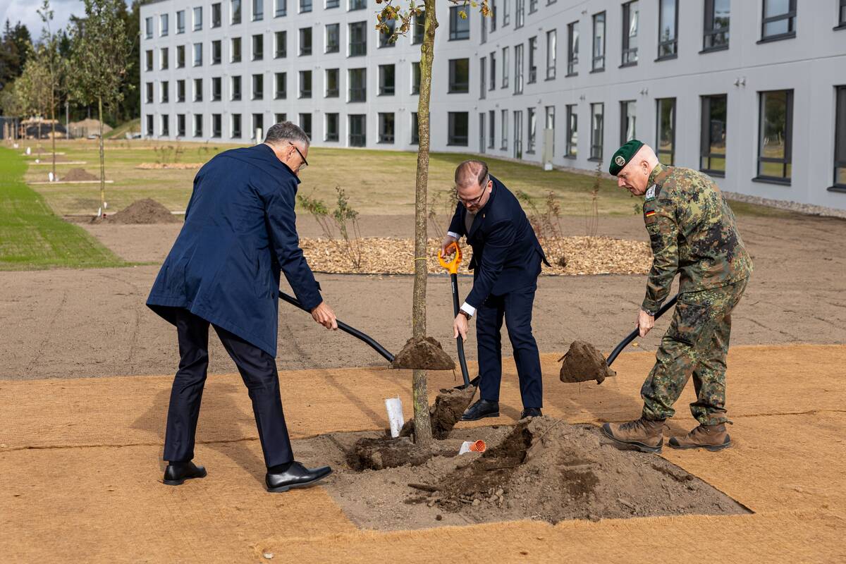  Rūdninkų karinio miestelio I etapo statybos darbų pristatymas