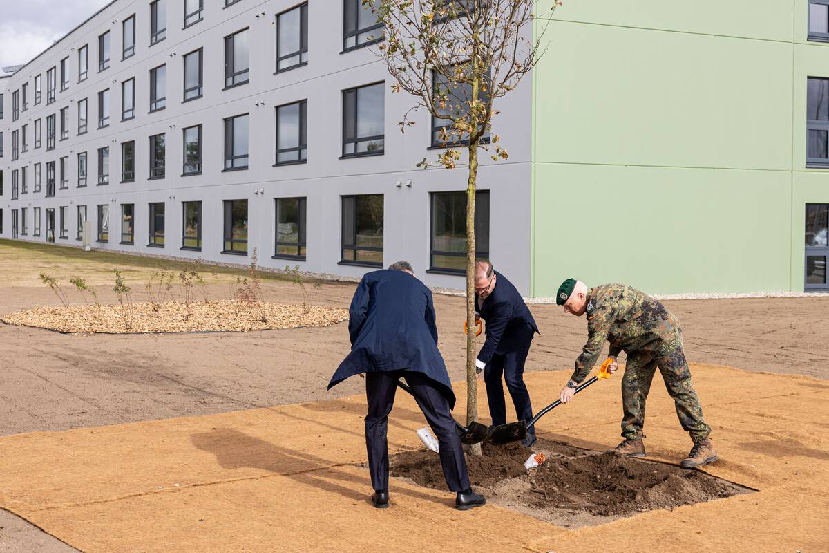  Rūdninkų karinio miestelio I etapo statybos darbų pristatymas