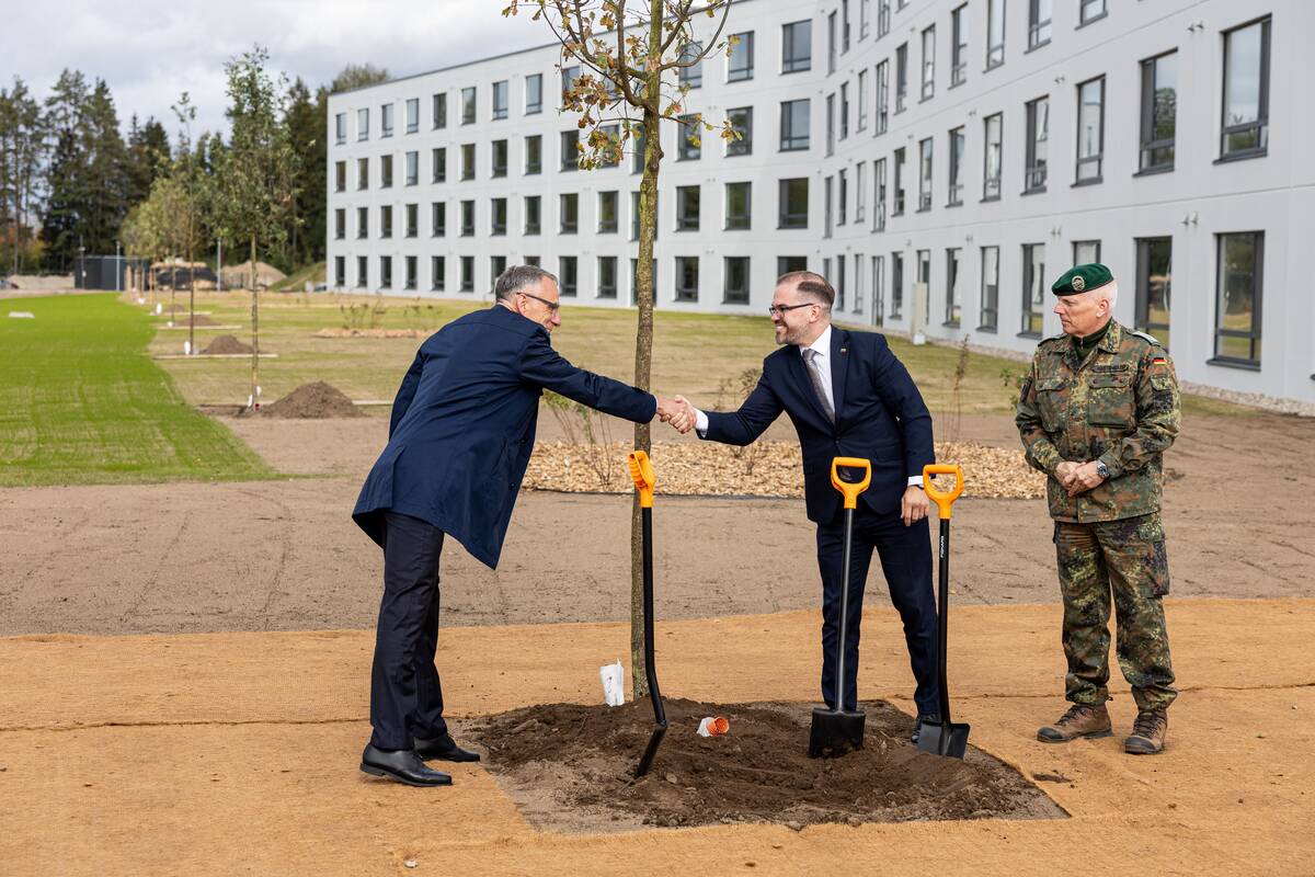  Rūdninkų karinio miestelio I etapo statybos darbų pristatymas
