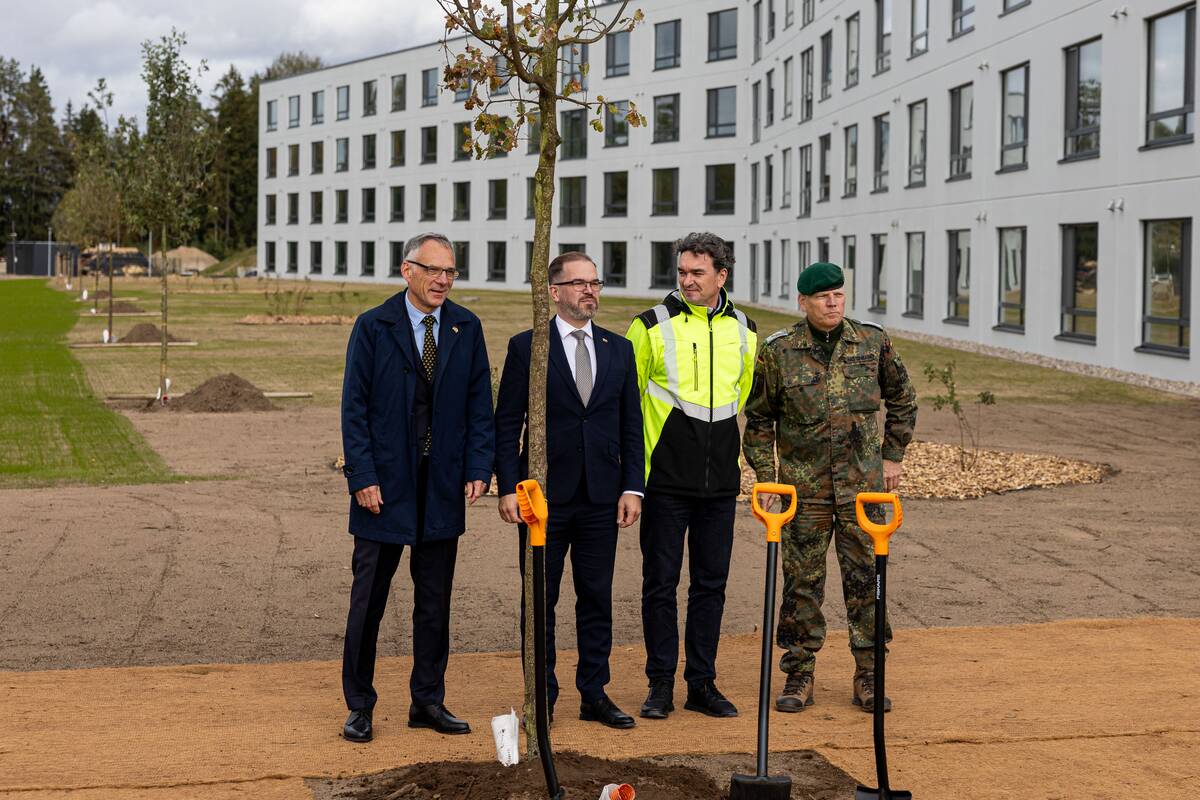  Rūdninkų karinio miestelio I etapo statybos darbų pristatymas