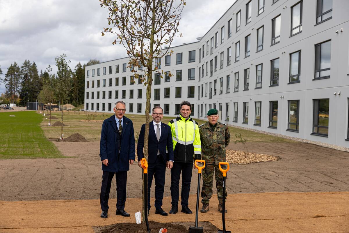  Rūdninkų karinio miestelio I etapo statybos darbų pristatymas