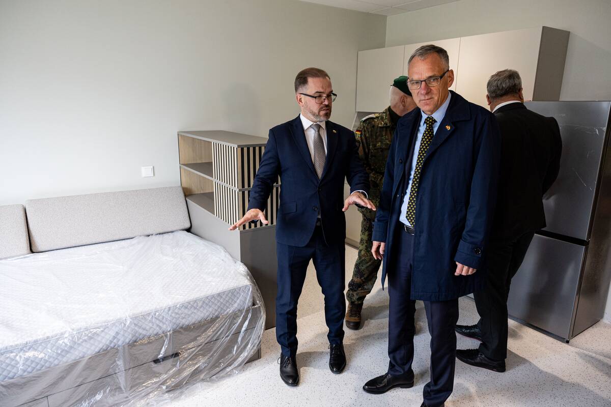  Rūdninkų karinio miestelio I etapo statybos darbų pristatymas