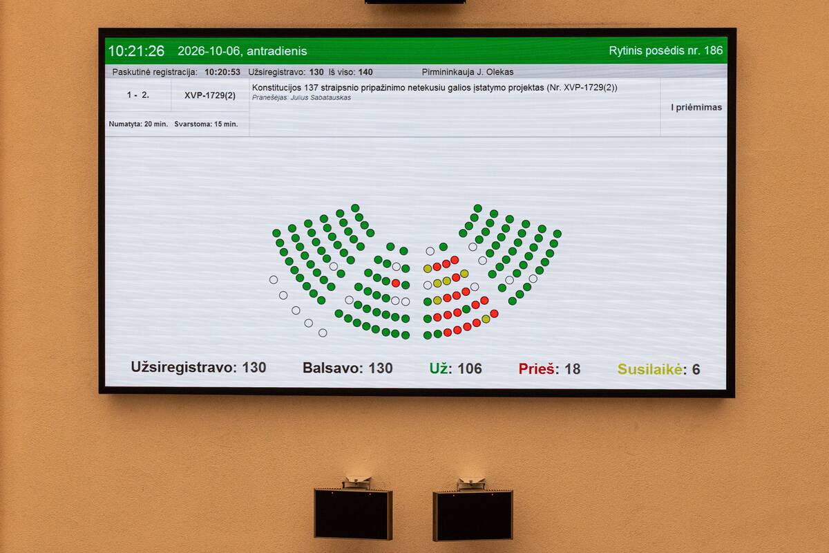 Seimas palaikė branduolinių ginklų draudimo išbraukimą iš Konstitucijos