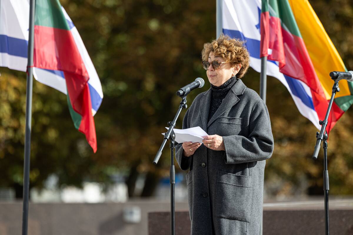 Trečiųjų Spalio 7-osios žudynių Izraelyje metinių minėjimas Vilniuje