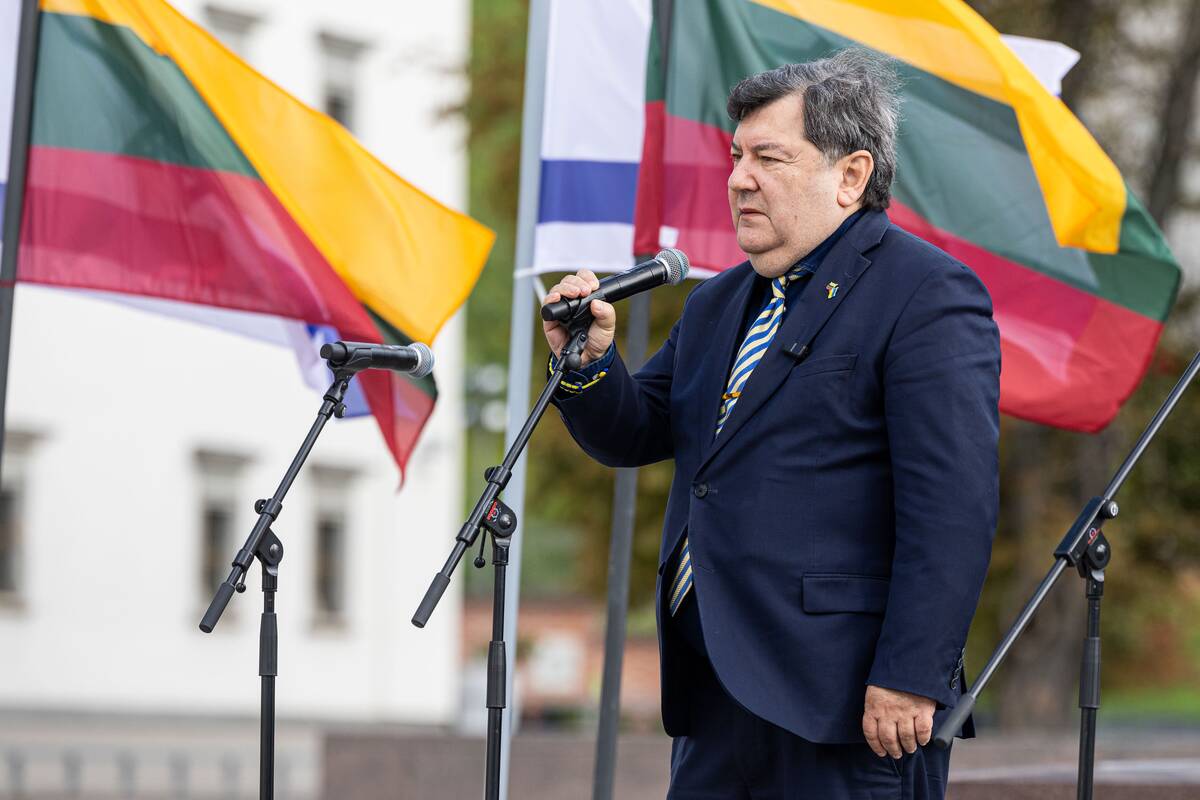 Trečiųjų Spalio 7-osios žudynių Izraelyje metinių minėjimas Vilniuje