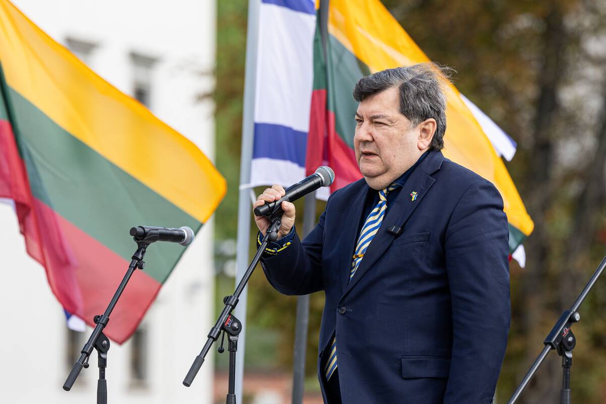Trečiųjų Spalio 7-osios žudynių Izraelyje metinių minėjimas Vilniuje