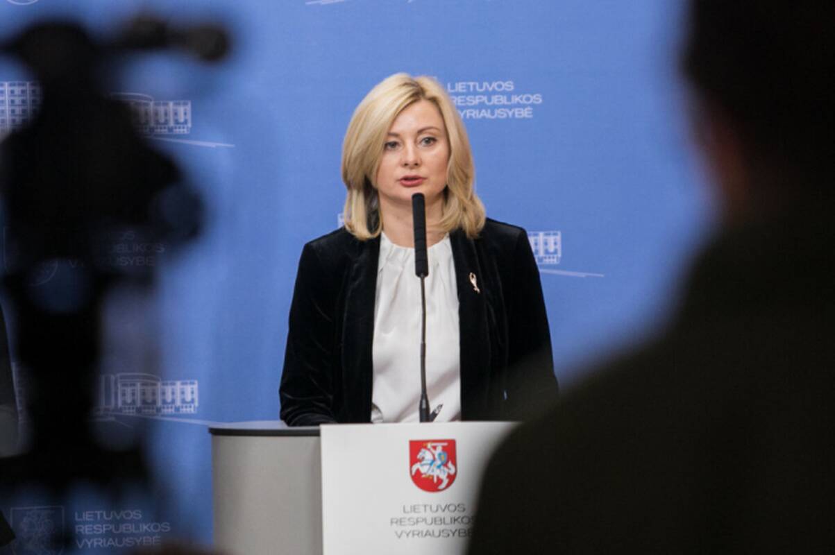 Teisingumo ministrė Rita Tamašunienė