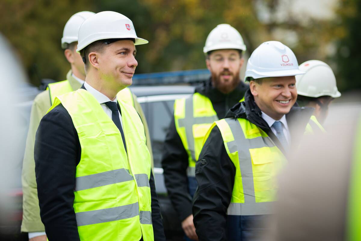 Benkunskas su Sinkevičiumi lankėsi Nacionalinės koncertų salės statybose