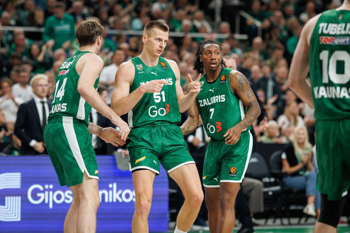 Eurolyga: Kauno „Žalgiris“ – Stambulo „Anadolu Efes“ 70:85