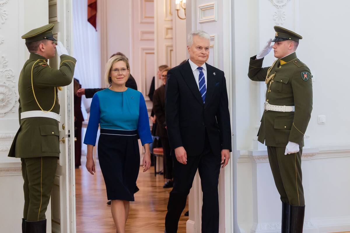 Prezidentas susitiko su Estijos prezidente Ülle Madise