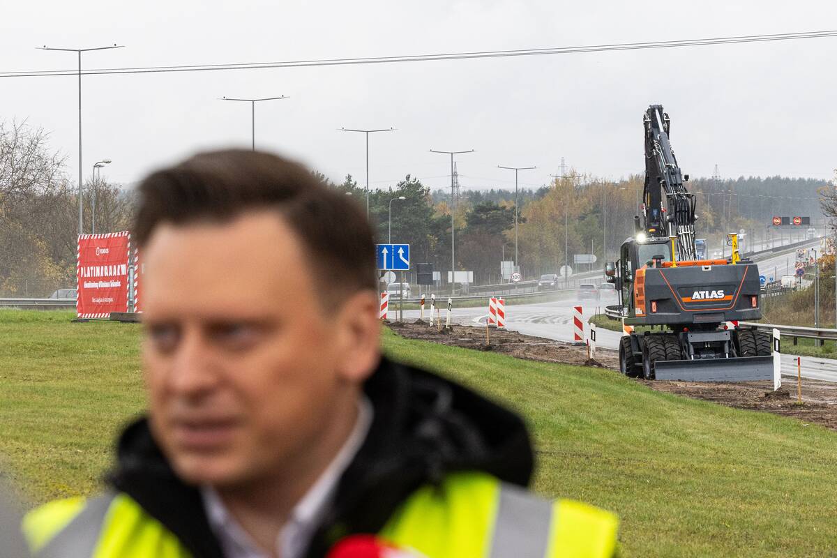 Išvažiavimo iš Vilniaus link Kauno ties Gariūnais platinimo darbų pristatymas