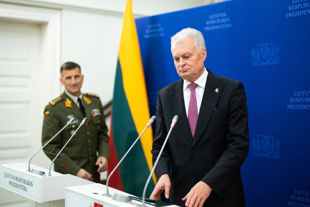 Spaudos konferencija po Valstybės gynimo tarybos posėdžio