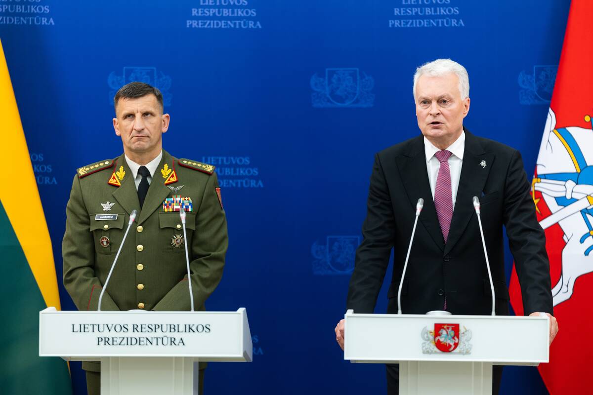 Spaudos konferencija po Valstybės gynimo tarybos posėdžio
