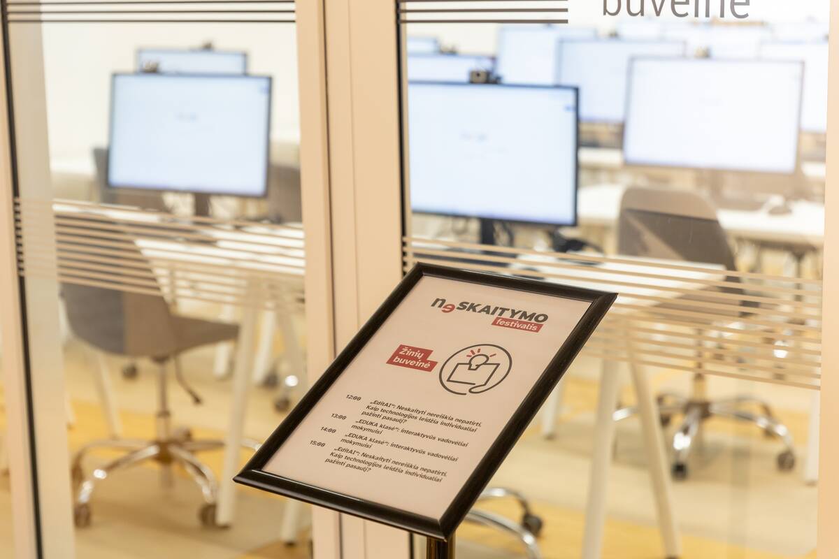Neskaitymo festivalis Ąžuolyno bibliotekoje