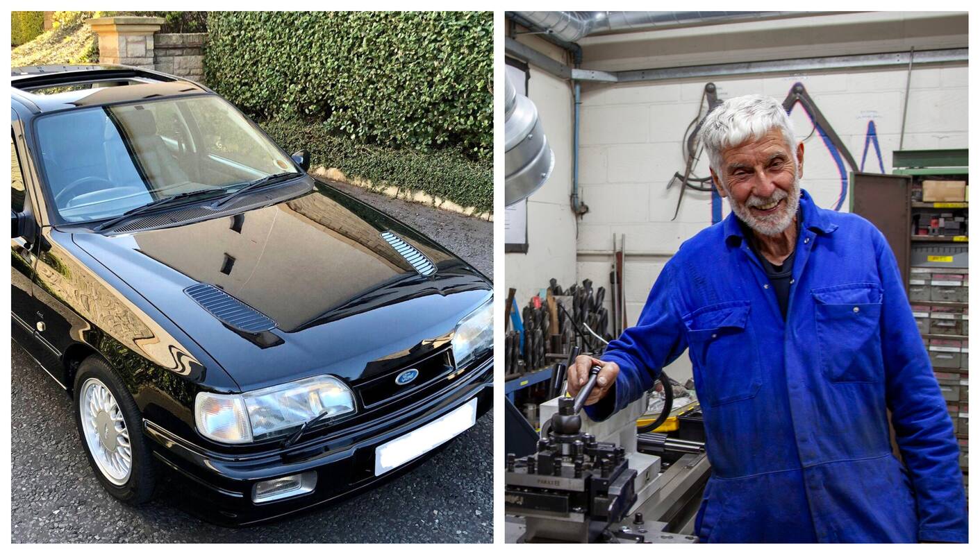Pasirinkimas: 76-erių E. O’Brieno mėgstamiausias „Ford“ modelis – sedanas „Sierra“.