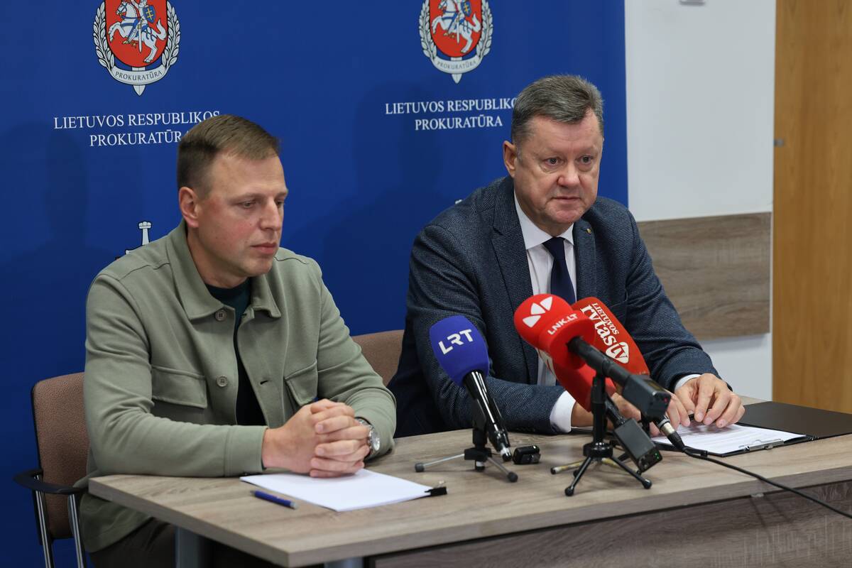 Spaudos konferencija apie baigtą ikiteisminį tyrimą dėl dviejų merginų nužudymo Kaune