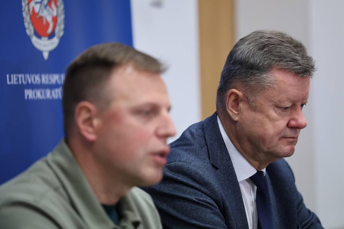 Spaudos konferencija apie baigtą ikiteisminį tyrimą dėl dviejų merginų nužudymo Kaune