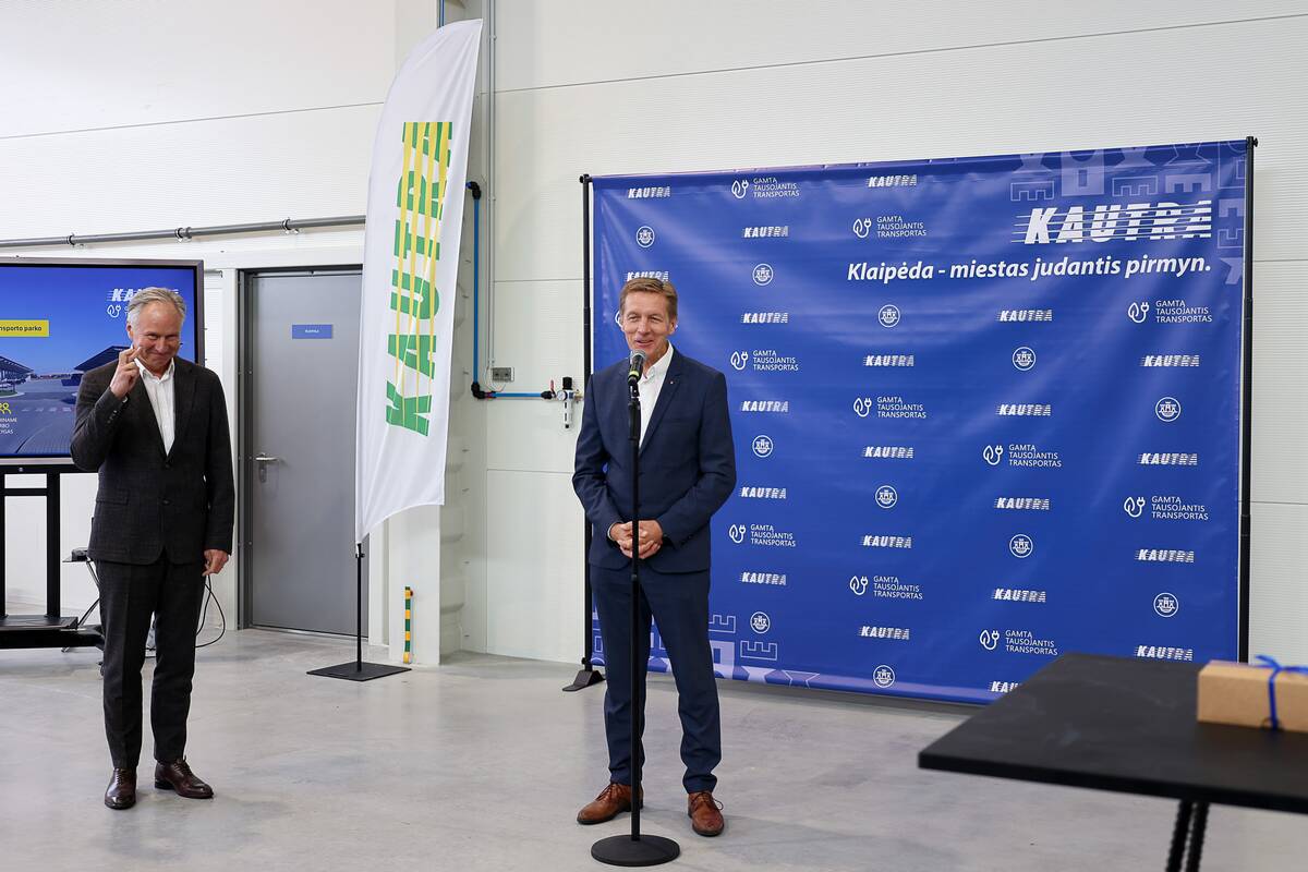„Kautra“ atidarė elektrinių autobusų aptarnavimo centrą