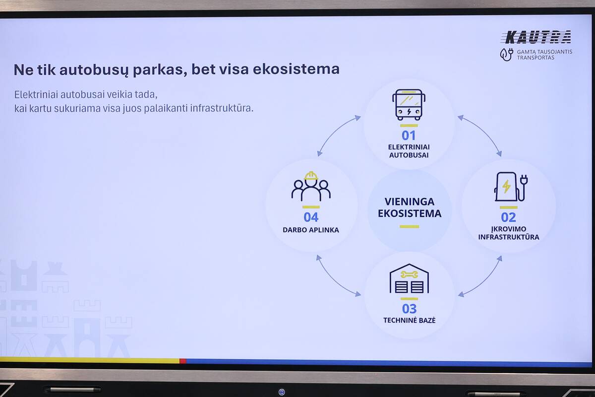 „Kautra“ atidarė elektrinių autobusų aptarnavimo centrą