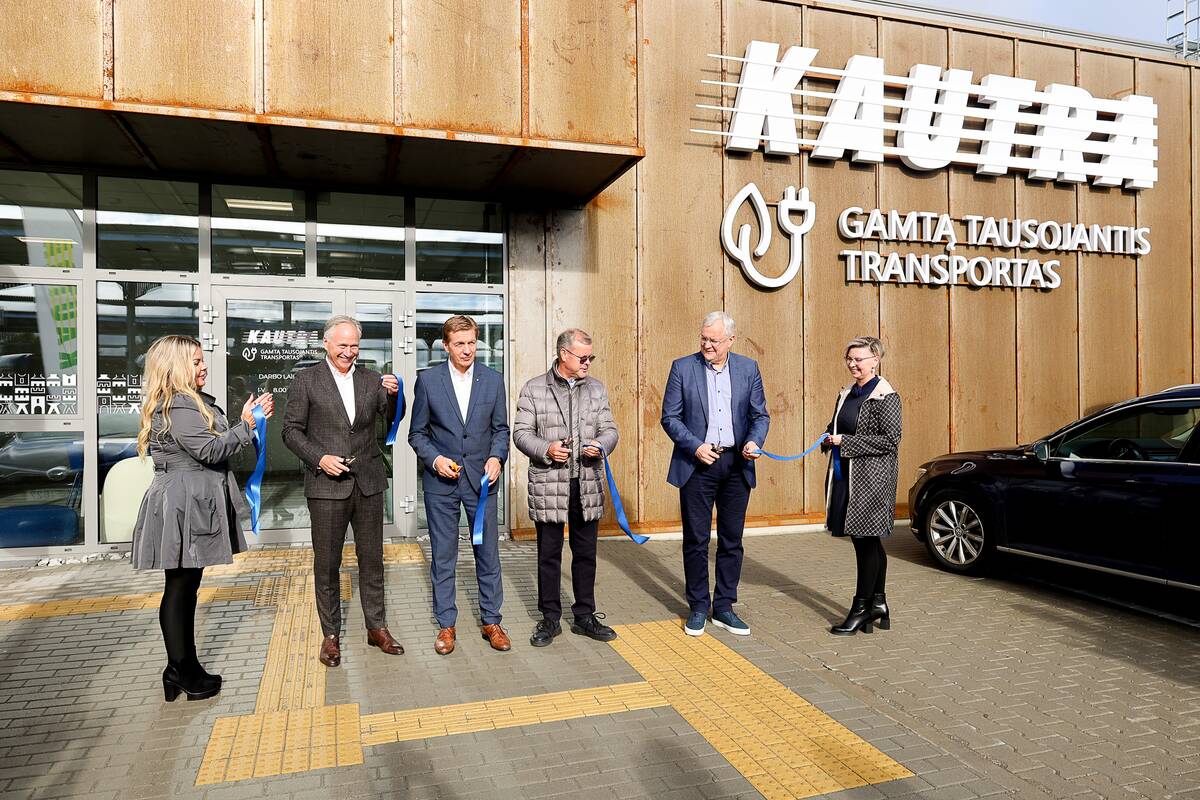 „Kautra“ atidarė elektrinių autobusų aptarnavimo centrą