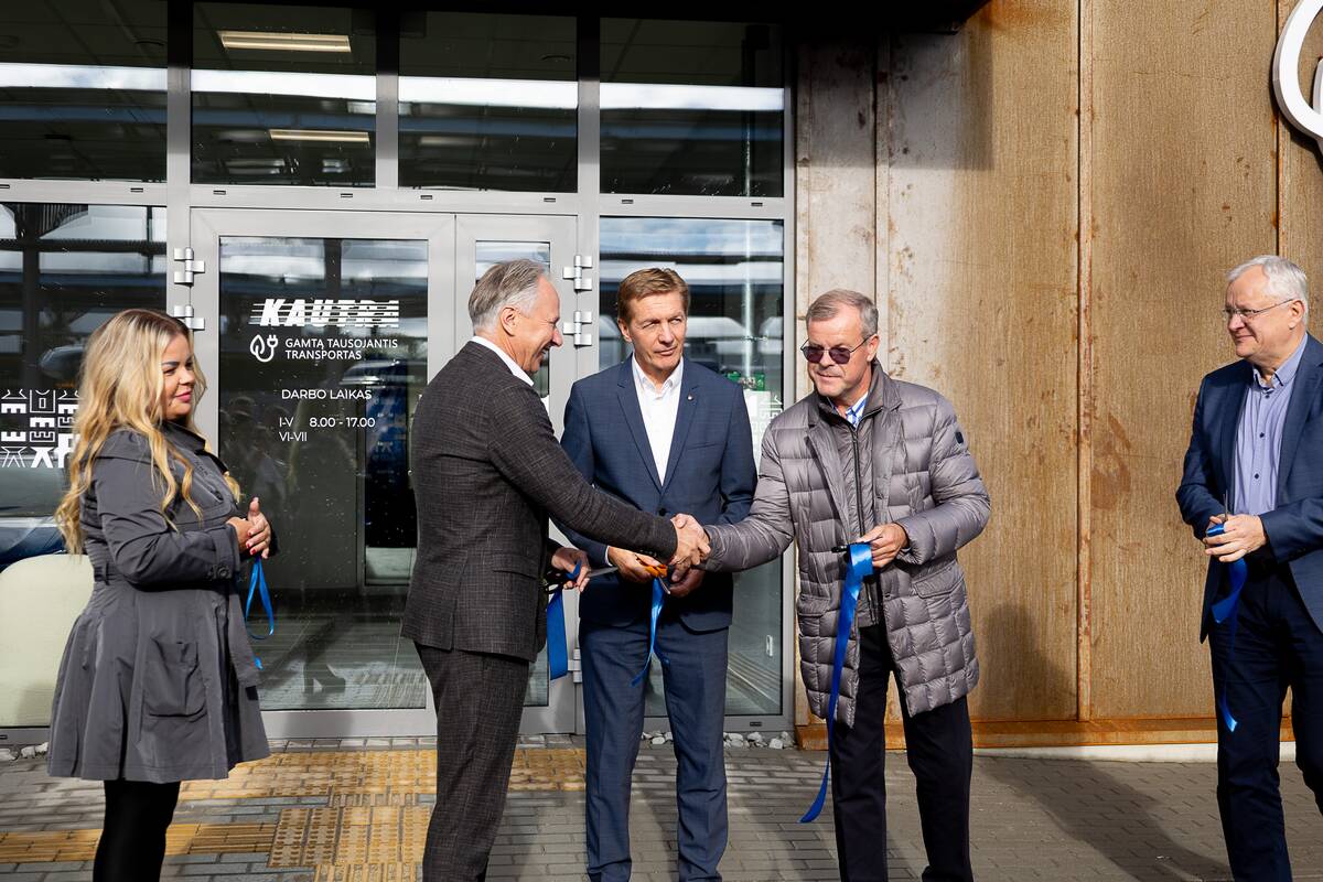 „Kautra“ atidarė elektrinių autobusų aptarnavimo centrą