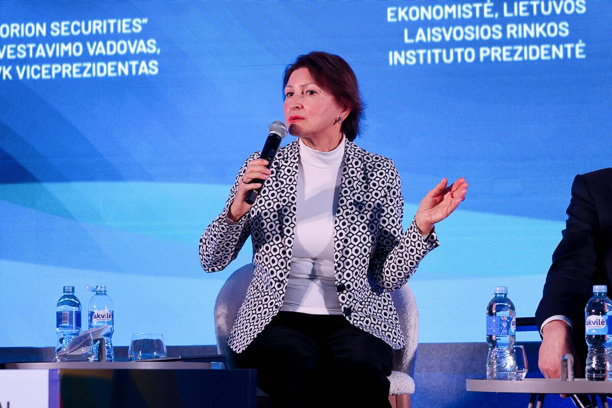 Ekonomistė, Lietuvos laisvosios rinkos instituto prezidentė Elena Leontjeva
