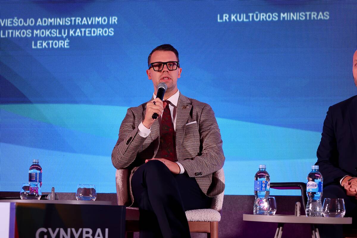 LR kultūros ministras Lukas Alsys