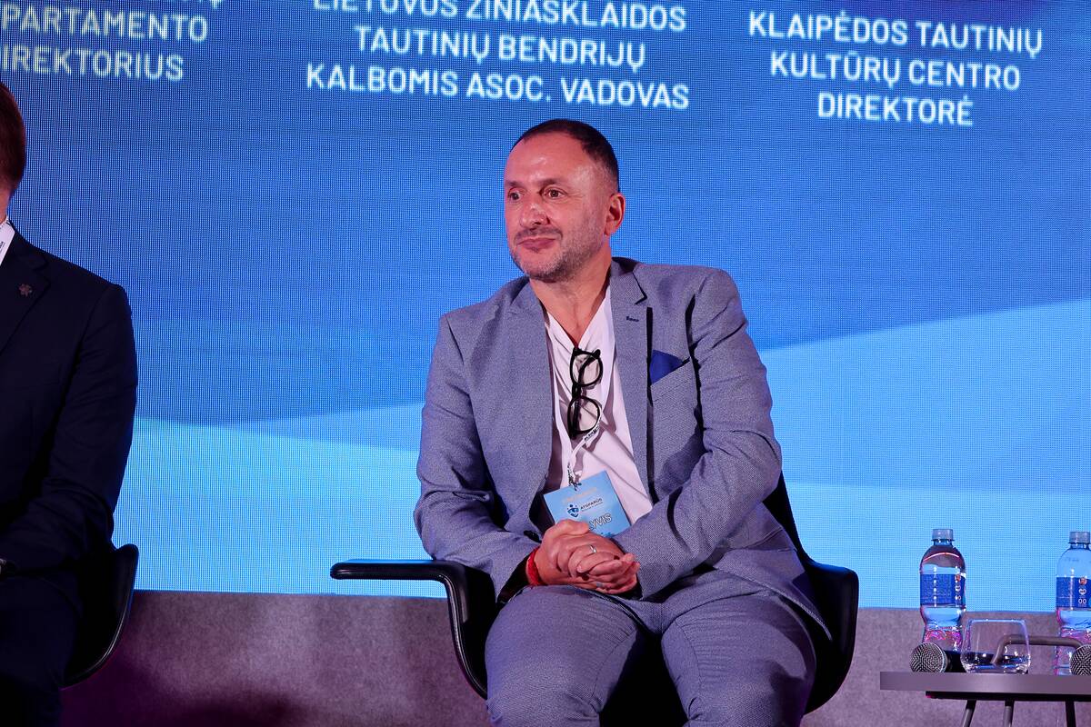 Lietuvos žiniasklaidos tautinių bendrijų kalbomis asociacijos vadovas Ernest Alesin