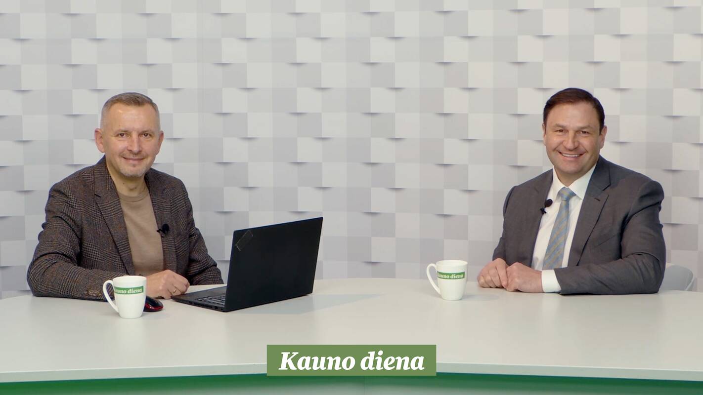 Gražvydas Muižys (kairėje) ir Paulius Grigas (dešinėje)