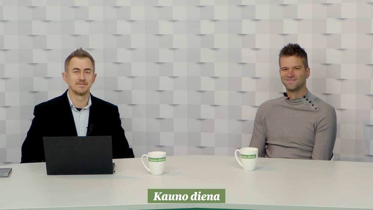 Zigmas Jurevičius (kairėje) ir Mantas Kalnietis