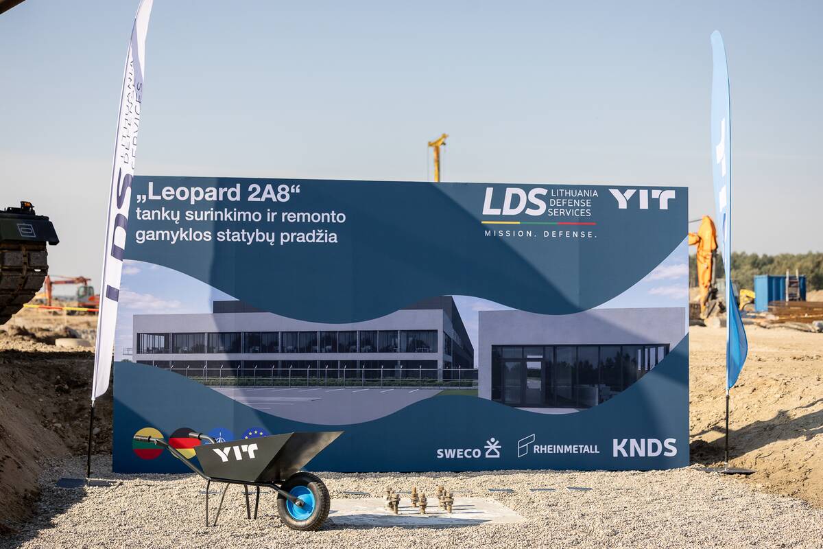 Kauno LEZ prasideda „Leopard“ tankų gamyklos statybos 