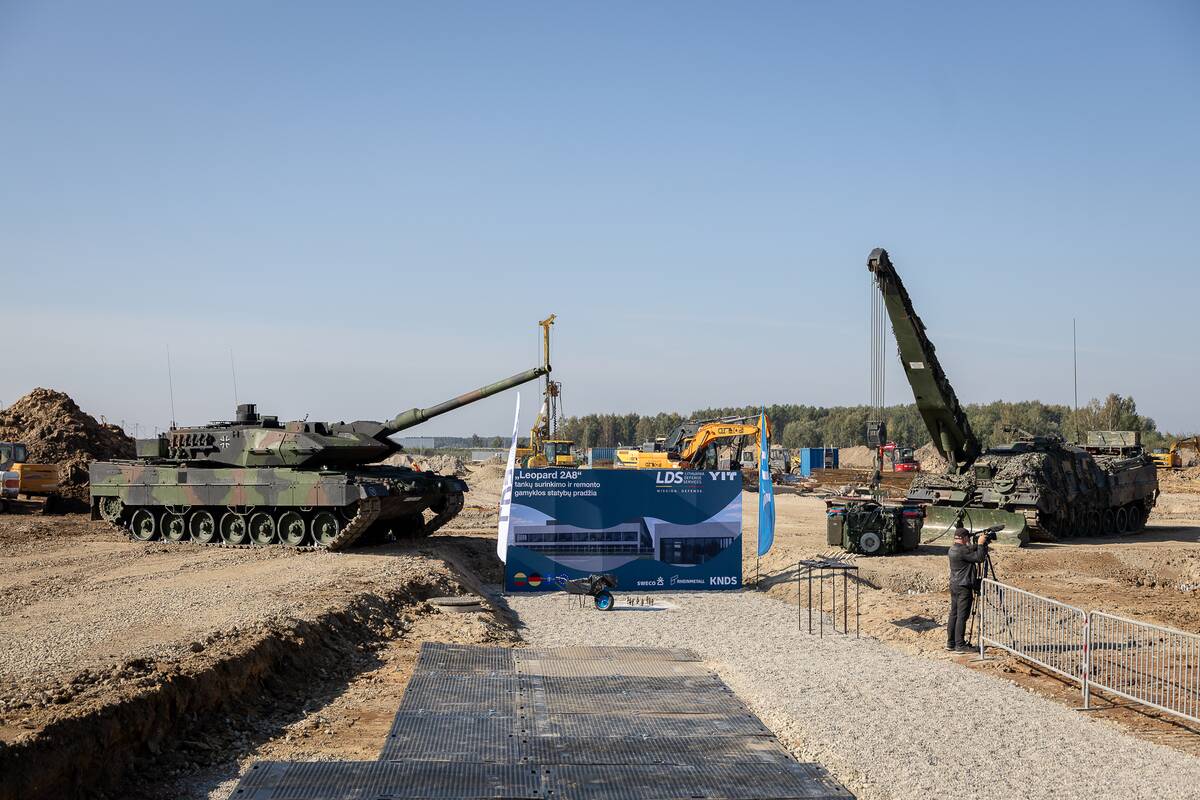 Kauno LEZ prasideda „Leopard“ tankų gamyklos statybos 