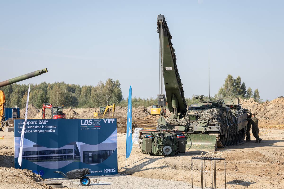 Kauno LEZ prasideda „Leopard“ tankų gamyklos statybos 