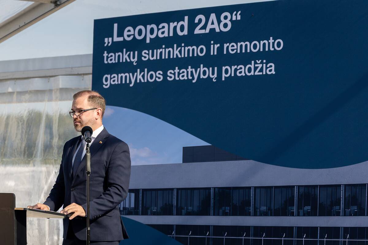Kauno LEZ prasideda „Leopard“ tankų gamyklos statybos 