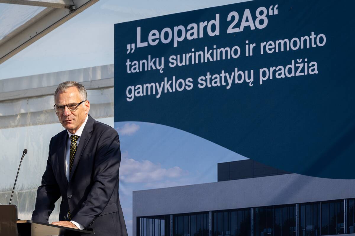 Kauno LEZ prasideda „Leopard“ tankų gamyklos statybos 