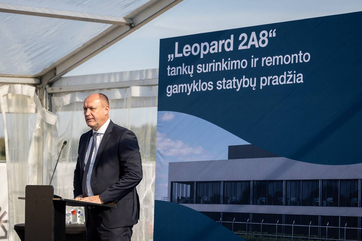 Kauno LEZ prasideda „Leopard“ tankų gamyklos statybos 