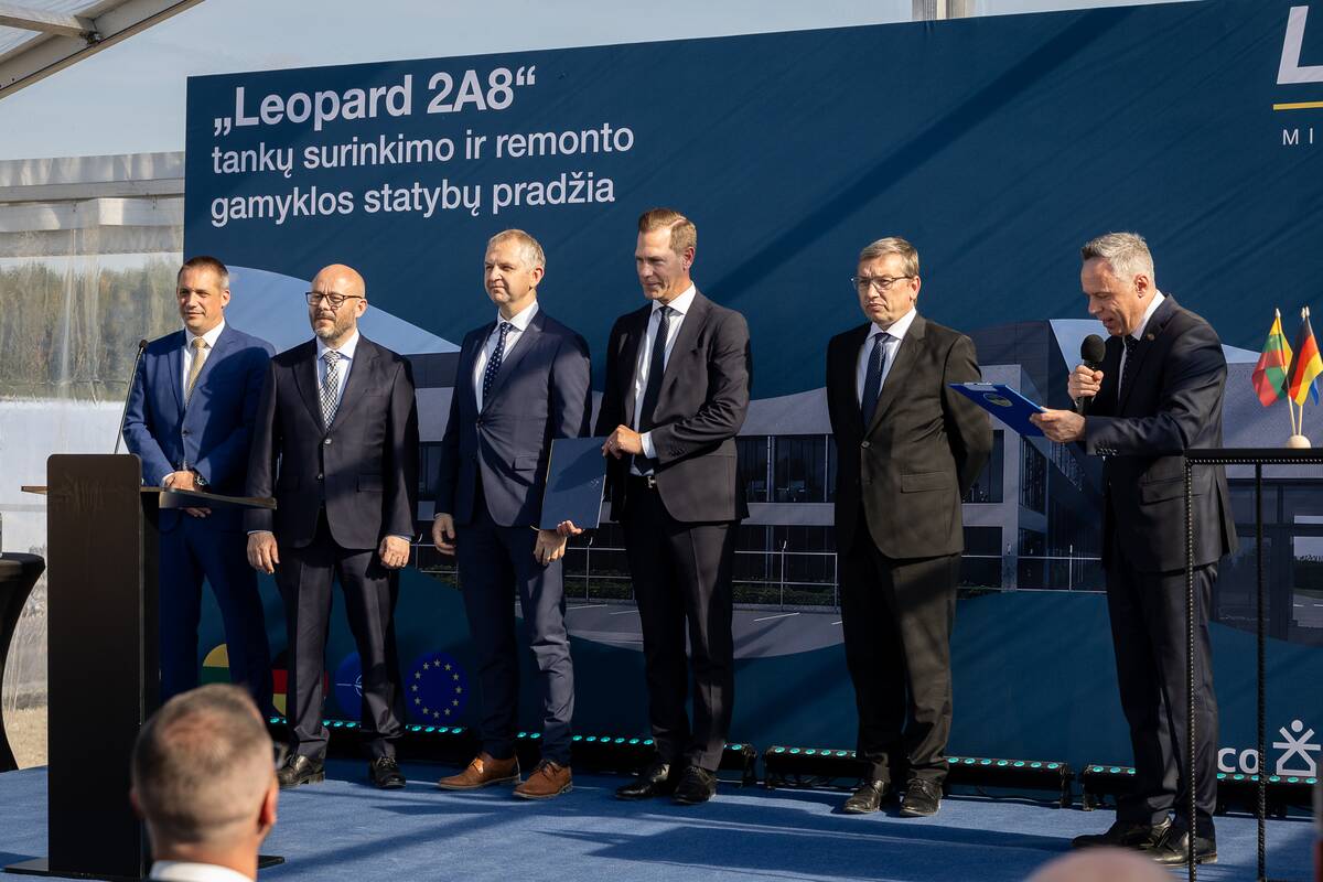 Kauno LEZ prasideda „Leopard“ tankų gamyklos statybos 