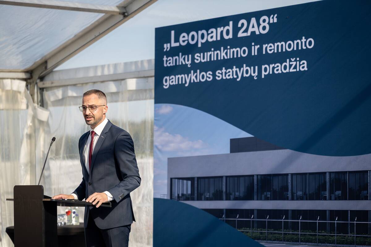 Kauno LEZ prasideda „Leopard“ tankų gamyklos statybos 