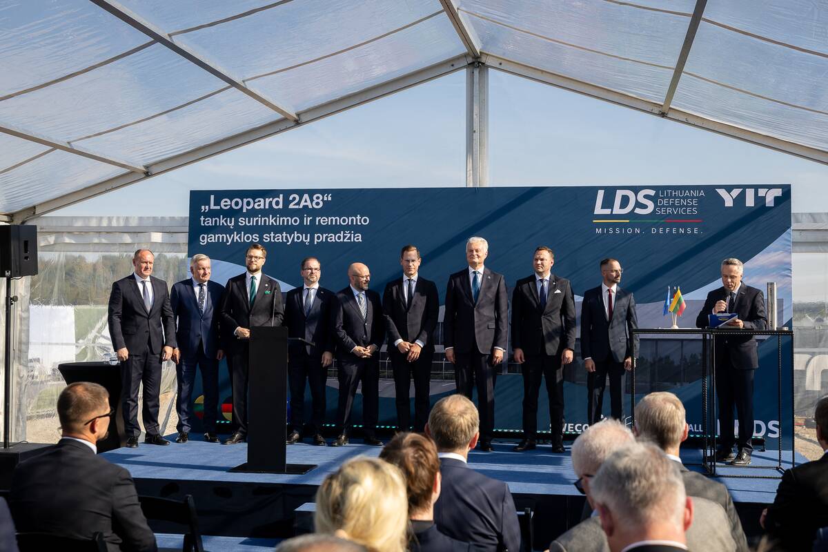 Kauno LEZ prasideda „Leopard“ tankų gamyklos statybos 