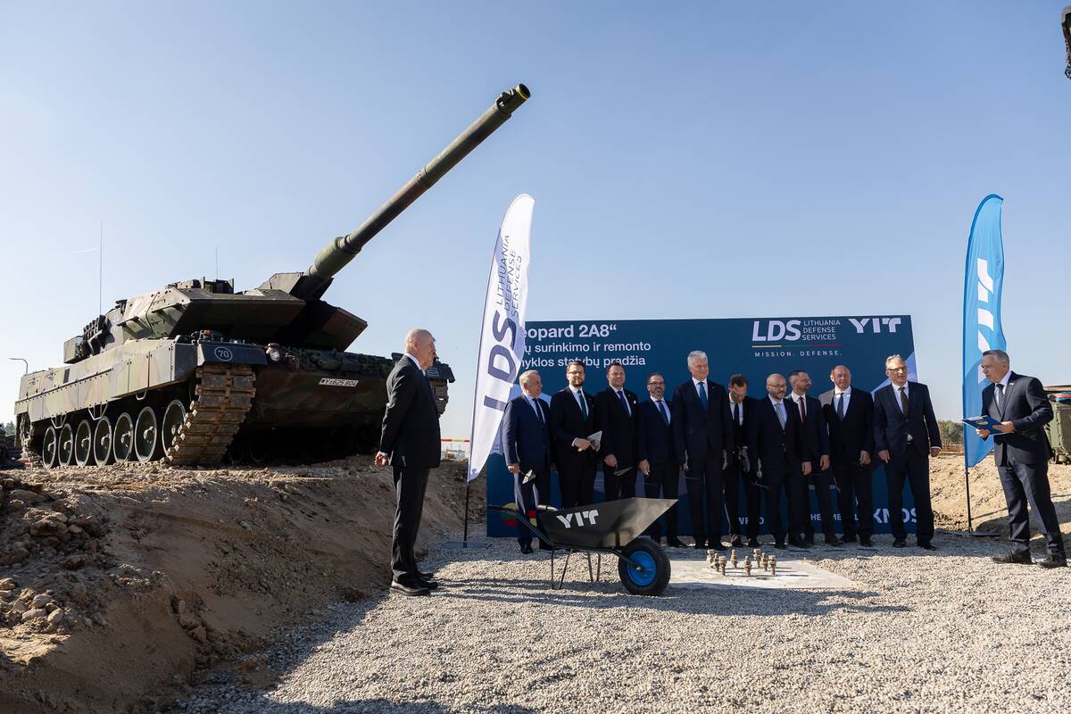 Kauno LEZ prasideda „Leopard“ tankų gamyklos statybos 