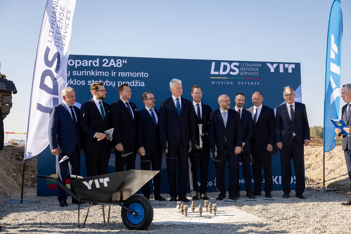 Kauno LEZ prasideda „Leopard“ tankų gamyklos statybos 