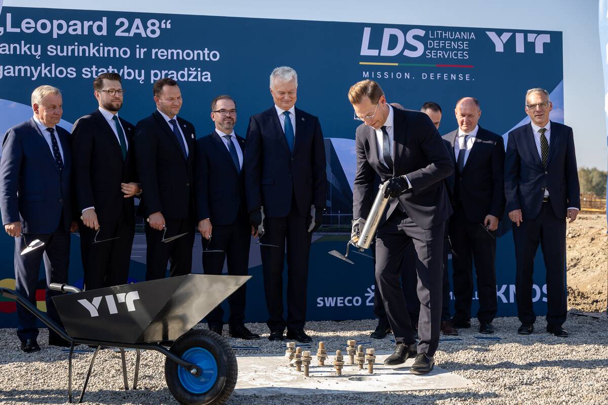 Kauno LEZ prasideda „Leopard“ tankų gamyklos statybos 